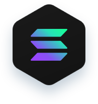 Solana logo.